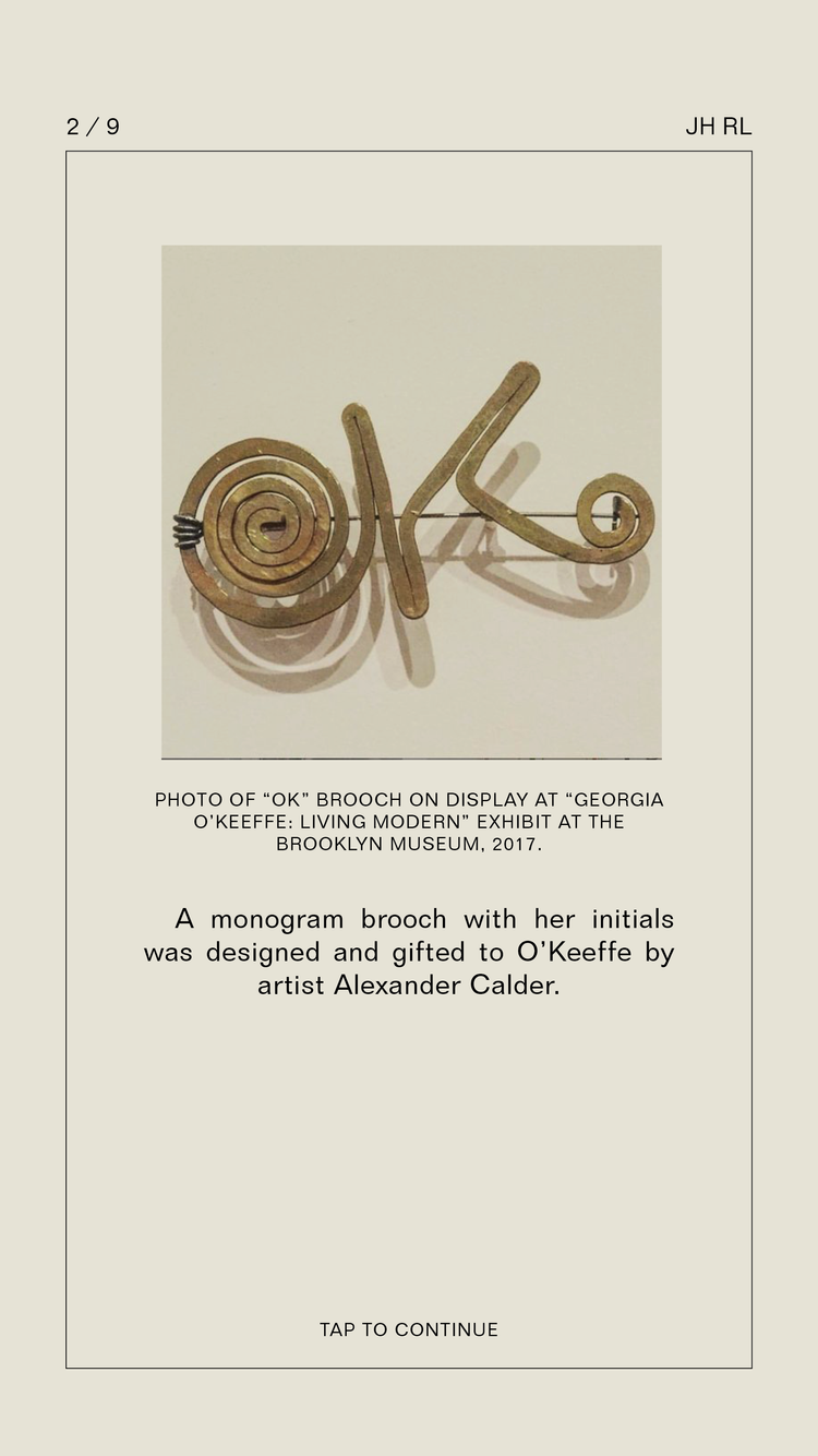 Folk/N フォークバイエヌ GEORGIA O'KEEFFE BROOCH Folk/N フォークバイエヌ / GEORGIA O'KEEFFE BROOCH | genre